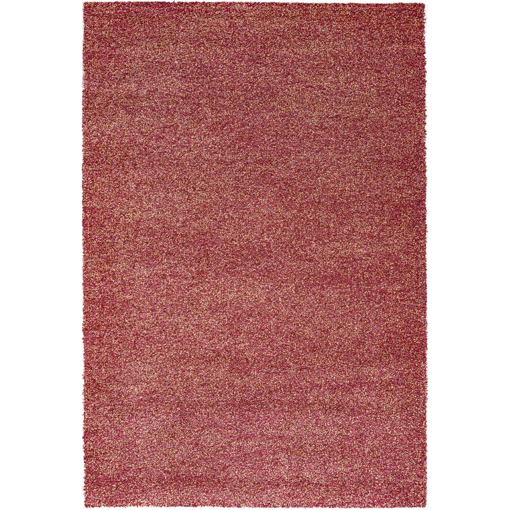 Mehari 23600 1919 Wilton Shaggy Plain Rug in Pink